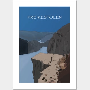 The Pulpit Rock Preikestolen Norway Posters and Art